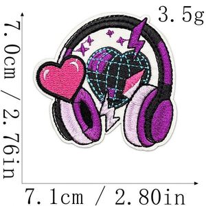 New Self-sticker Embroidered Korea Style Music <b>Note</b> Patches for Decoration - Product Image 5