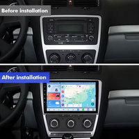 Autoradio universel Android 14 avec écran panoramique 360°, 4G LTE, DSP 48 bandes, CarPlay sans fil, Android Auto et navigation GPS