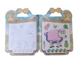 Commercio all'ingrosso pioppo Cartoon Animal Educational Coloring Books libro <span class=keywords><strong>da</strong></span> <span class=keywords><strong>colorare</strong></span> personalizzato per bambini - Product Image 2
