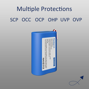 Tùy chỉnh 3.7V/7.4V/5V/9V 18500 hình trụ <span class=keywords><strong>Lithium</strong></span>-ion <span class=keywords><strong>Battery</strong></span> <span class=keywords><strong>Pack</strong></span> 2s1p/1s2p cho máy ảnh VoIP điện thoại LED chiếu sáng - Product Image 2