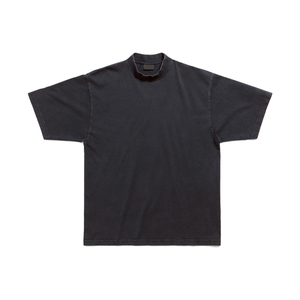 Camiseta Oversize DTG Personalizada con Logo Estampado, Estilo Urbano, para Hombre, Lavado Ácido, Negra, Gráfica, Vintage, Desgastada - Product Image 6