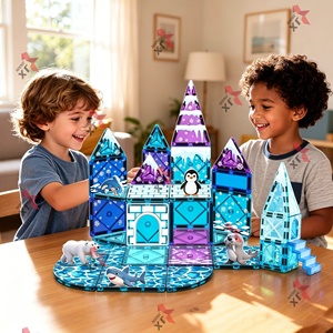 Nouveau Set de Jouets Éducatifs Magnétiques 3D STEM Tendance 2026 – Blocs de Construction Magnétiques <span class=keywords><strong>Fort</strong></span> Océanique Géant 7,5 cm pour Enfants - Product Image 4