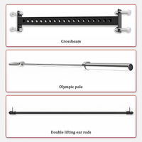 Accessoires pour rack de musculation multifonctionnel, paire de bras de levier Jammer, accessoires de bras de levier