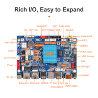 D-3588 라이온트론 개발 보드 Rockchip RK3588 PCIe 이더넷 32GB LPDDR4X 리눅스 데비안 11, 안드로이드 12, 우분투 20.04 지원