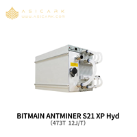 Tout nouveau BITMAIN ANTMINER S21 XP Hyd 473T 12J/T SHA-256 Hydro-refroidissement Bitcoin Machine minière haute efficacité ASICMiner pour ferme