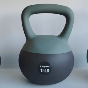 Kettlebells en PVC et acier remplis de sable pour l'entraînement des hanches et des bras – Poids libres souples anti-chute – Vente en gros d'équipements de fitness - Product Image 5