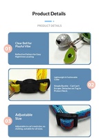 Bestverkochte nylon kattenhalsband met bel en fruit hanger, anti-verstikkingsgesp, groothandel