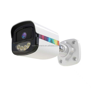 Caméra de surveillance IP bullet extérieure IP67 résistante aux intempéries P2P <span class=keywords><strong>Colorvu</strong></span> 4MP PoE avec capteur CMOS, vision nocturne et détection de mouvement - Product Image 1