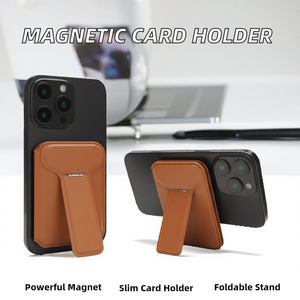 Soporte Magnético para Teléfono con Botón Magsafe y Tarjetero de PU, Imán N52, Envío Inmediato - Product Image 2