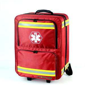 ชุดปฐมพยาบาลฉุกเฉินมีซิปไนลอนแบบลำลองสำหรับใช้ในโรงพยาบาลรถเข็นอุปกรณ์ทางการแพทย์แบบกำหนดเอง - Product Image 1