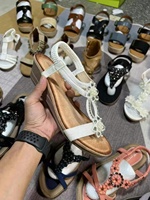 Nouvelles Sandales Décontractées Respiration Ronde pour Femme, Style National et Tongs, Modèles Assortis en Gros