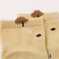 Chaussettes de sol antidérapantes confortables et élastiques pour bébé, avec oreilles mignonnes, en coton sans couture, sûres pour les nouveau-nés