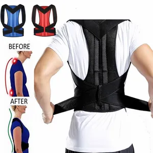 Back Brace And Shoulder Support Trainer for Pain Relief With Adjustable Clavicle Medical Belt Straightener Posture Corrector