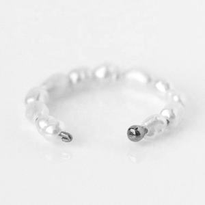 Usine en gros délicate perle d'eau douce naturelle belle fille sans percé conception perle boucles d'oreilles oreille os Clip - Product Image 4