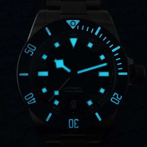 Reloj de Buceo Automático Simple, Cristal de Zafiro, Revestimiento AR Luminoso, Bisel de Cerámica Mate, Resistente al Agua, Reloj de Pulsera para Hombre - Product Image 6