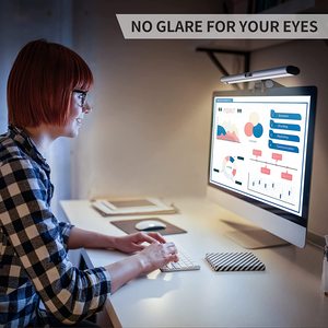 Lampada da Lettura LED OEM per la Protezione degli Occhi con Dimmerazione Continua USB, <span class=keywords><strong>Luce</strong></span> Regolabile per Monitor di Computer e Laptop con Webcam 1080p - Product Image 2