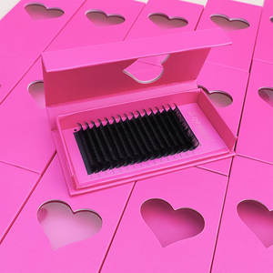 ตัวอย่างฟรี ขายส่ง ขนตาปลอมแบบเส้นต่อเส้น ขนาด 6-25 มม. ความหนา 0.03 0.05 0.07 ระดับ C CC D DD สีดำด้าน รับทำโลโก้ ขนตาแคชเมียร์แบบวอลุ่ม - Product Image 5