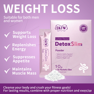 OKTW Detox Slim Powder Gusto Lychee Supporta la Perdita di Peso, Digestione Sana, Depurazione, Integratore Alimentare Detox - Product Image 3
