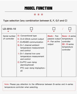 ตัวควบคุมอุณหภูมิ LD-B10-10DP(B) สำหรับหม้อแปลงไฟฟ้าแบบแห้ง - Product Image 5