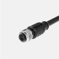 Connecteur de capteur circulaire M12 en gros IP65/IP66 étanche 3 broches mâle femelle BNC prises métalliques 4P cuivre contrats alimentation