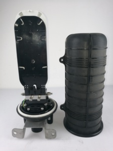 Caja de Empalme de Fibra Óptica Tipo Domo Vertical de 2 Entradas y 2 Salidas, 24/<span class=keywords><strong>48</strong></span>/96 Núcleos - Product Image 4