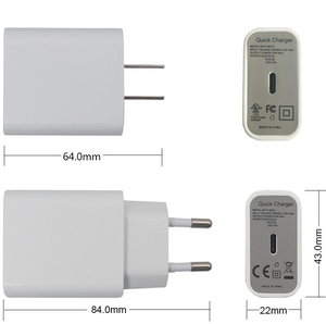 Venta al por mayor entrega de potencia QC 3,0 <span class=keywords><strong>cargador</strong></span> 18W 45W 60W USB <span class=keywords><strong>tipo</strong></span> <span class=keywords><strong>C</strong></span> rápido de <span class=keywords><strong>cargador</strong></span> de pared - Product Image 2