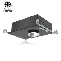 3 pouces Etl Cob Commercial 0-10v Dimmable Downlight avec J-Box 3 couleurs sélectionnables 100-277v éclairage encastré