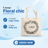 Sac fourre-tout en coton réutilisable écologique, grande capacité, pour les courses, sac en toile avec poignées renforcées pour un usage quotidien au marché