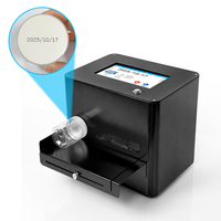 Dmx Vervaldatum Drukmachine Voor Blikjes Flessendoppen Verpakking Barcode Desktop Draagbare Statische Inkjet Printer Machine