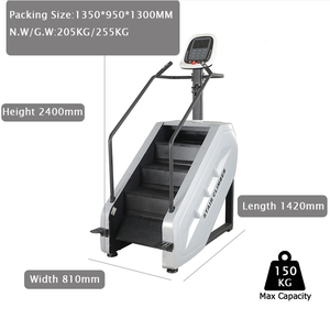 Máquina Comercial para Subir Escaleras |   Escaladora Eléctrica para <span class=keywords><strong>Gimnasio</strong></span>, Entrenador Cardiovascular de Alta Resistencia, Equipo de Fitness para Negocios - Product Image 2