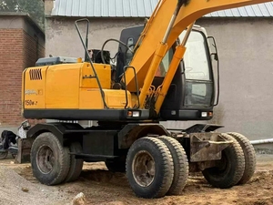 Excavatrice sur pneus d'occasion Hyundai 150W-7, 15 tonnes, équipement de construction d'occasion, 150W-7 hydraulique - Product Image 6