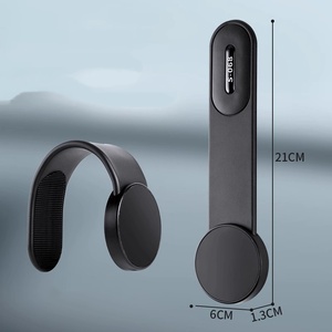 Flexible Plastic Suction Cup Car Phone Holder <b>Foldable</b> Stand - Product Image 1