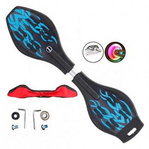 <span class=keywords><strong>Longboard</strong></span> à deux roues <span class=keywords><strong>pour</strong></span> débutants avec roues en PU et bande antidérapante - Design Snake Swing - Product Image 4