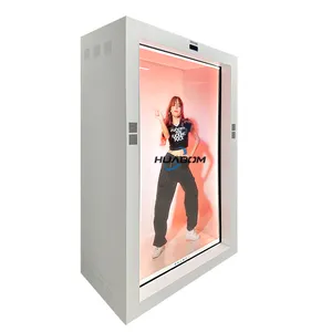 3d Hologram Display 86 Inch Transparent Lcd Showcases Box Jewelry Museum Exhibition Video Holobox With Camera And Mic