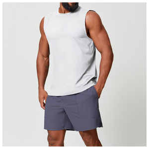 Canotte da uomo senza maniche per sport, palestra, corsa, fitness, abbigliamento sportivo, gilet protettivo da uomo, t-shirt girocollo senza maniche ad asciugatura rapida - Product Image 5