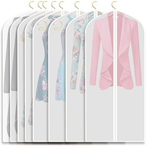 Sacs de rangement pour vêtements écologiques, magnifiquement, de haute qualité, transparents et bon marché, en toile haute capacité pour magasin de vêtements et robes - Product Image 3