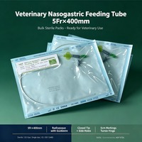 Tube NG à embout fermé pour l'alimentation forcée vétérinaire