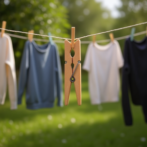 Mollette in legno ILAN da 2,5 cm, 50 pezzi, per lavanderia e artigianato - Product Image 3