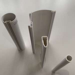 Accessoires de stores à enroulement manuels en plastique, vente en gros directe usine, raccords de rail inférieur et de rail supérieur pour tube de 38 mm - Product Image 2