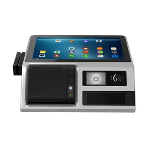 DLSUM-TD touchscreen table Windows&Android calculator with printer Inter Core CPU PC capacitive touch screen computer
