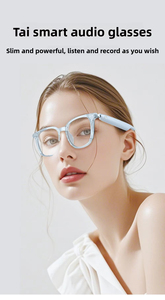 Black Square Frame Eyeglasses <b>with</b> Clear Lenses Plastic Titanium Frame G307 <b>Glasses</b> - Product Image 5