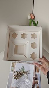 Boîtes cadeaux pour cadeau 8 tasses <span class=keywords><strong>d</strong></span>'emballage transparent pour gâteaux Dessert Muffin Carry Box cakes boxes - Product Image 4