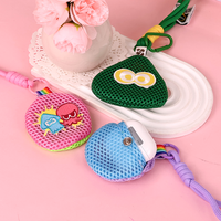 Breloque de sac personnalisée en tissu brodé durable avec motif en dentelle, support pour écouteurs, idéale pour les cadeaux d'été