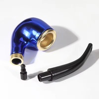 Pipe à fumer en résine économique, technique de laque portable, vente en gros de pipes à tabac en plastique