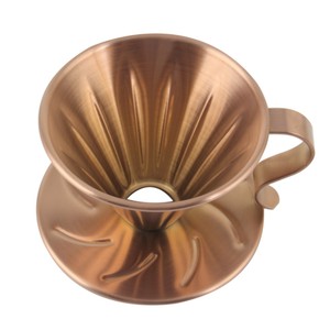 Stainless Steel Pour Over Coffee Dripper with <b>Removable</b> Stand, Reusable Filter for Home Office Cafe - Product Image 4