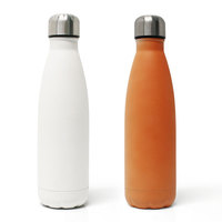 DAJI HYDRO 500ml Blanc Isolé Bouteille En Acier Inoxydable Boire Directement pour Gym Vélo Équitation Adultes Logo Nouveauté Applicable