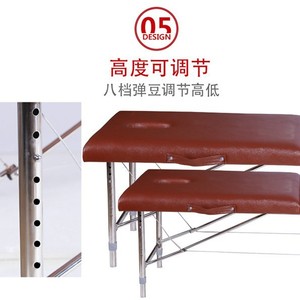 เตียงนวดหยวนคัง โครงไม้ พับได้ สำหรับใช้ในบ้าน คลินิก ร้านเสริมสวย - Product Image 2