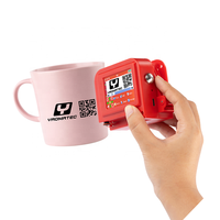 Imprimante Jet d'Encre Portable Yaomatec Mini 12,7mm 25,4mm pour Date de Péremption, Code QR, Code-Barres, Logo – Imprimante à Main pour Étiquettes et Autocollants
