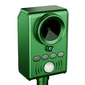 Caméra de chasse solaire clignotante à LED pour l'extérieur Dispositif répulsif pour cerfs activé par le mouvement Chargeur rechargeable Répulsif pour oiseaux à semi-conducteurs - Product Image 1