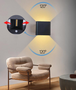 إضاءة حديثة قابلة للتعديل لأعلى ولأسفل بأضواء جدارية قابلة لإعادة الشحن - Product Image 3